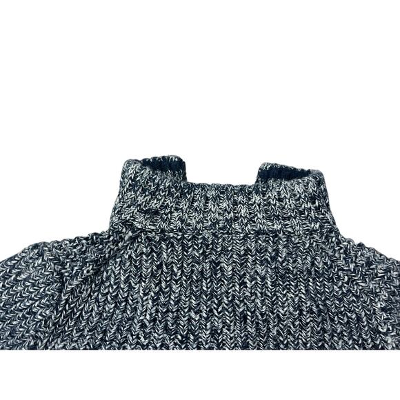 POLO RALPH LAUREN Blue White Heathered Sweater Quarter Zip 18 Months Pullover - Picture 6 of 10